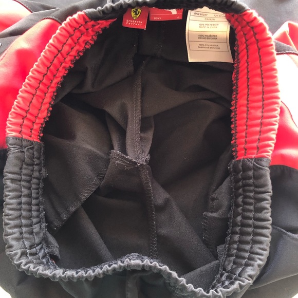 Ferrari Puma Boys Size M Black Sweatpants Joggers Activewear Pants Elastic Waist - Picture 13 of 15